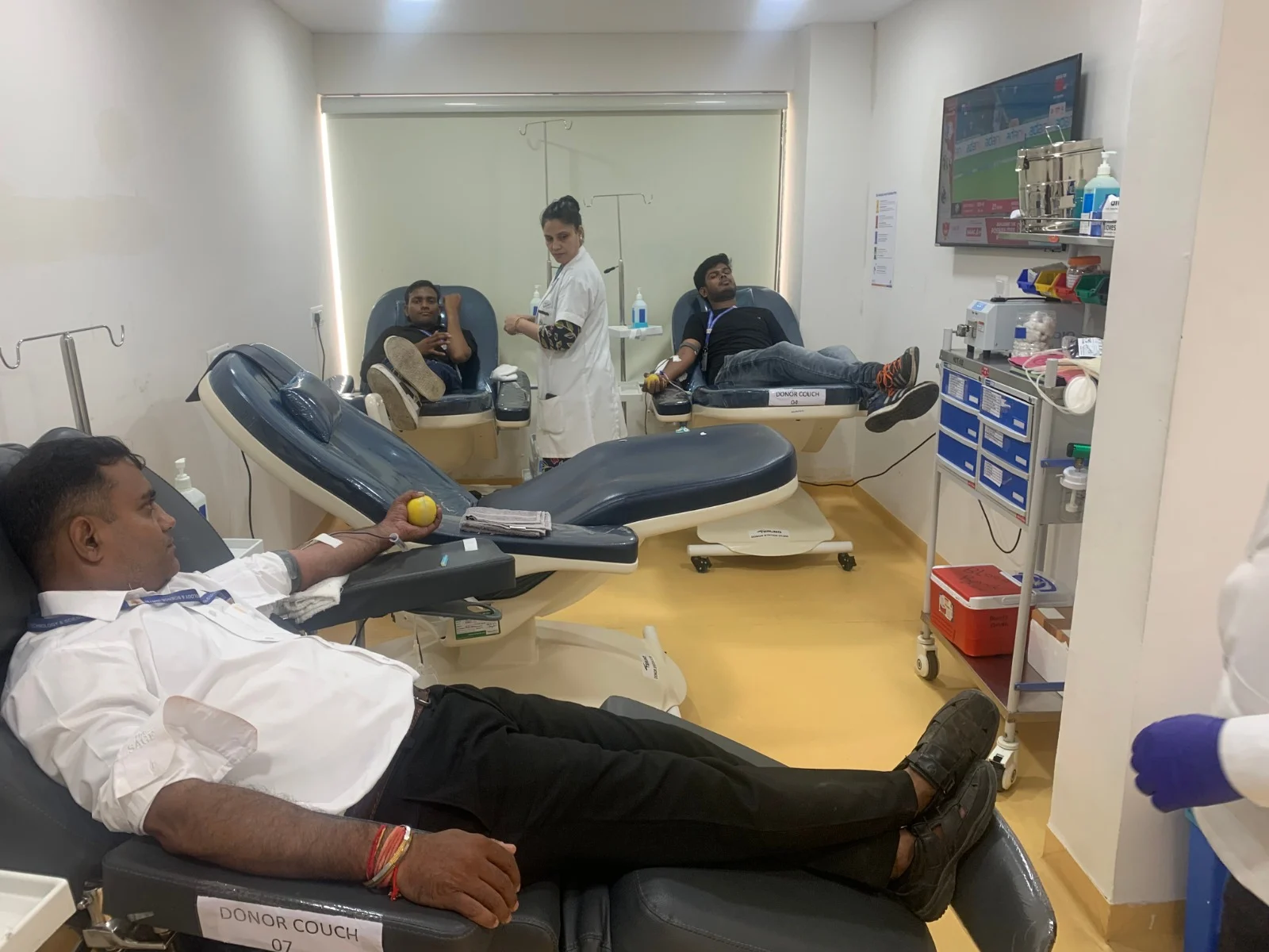  Blood Donation Camp Organized by
                                                    True Sage Foundation: A Step Towards Saving Lives